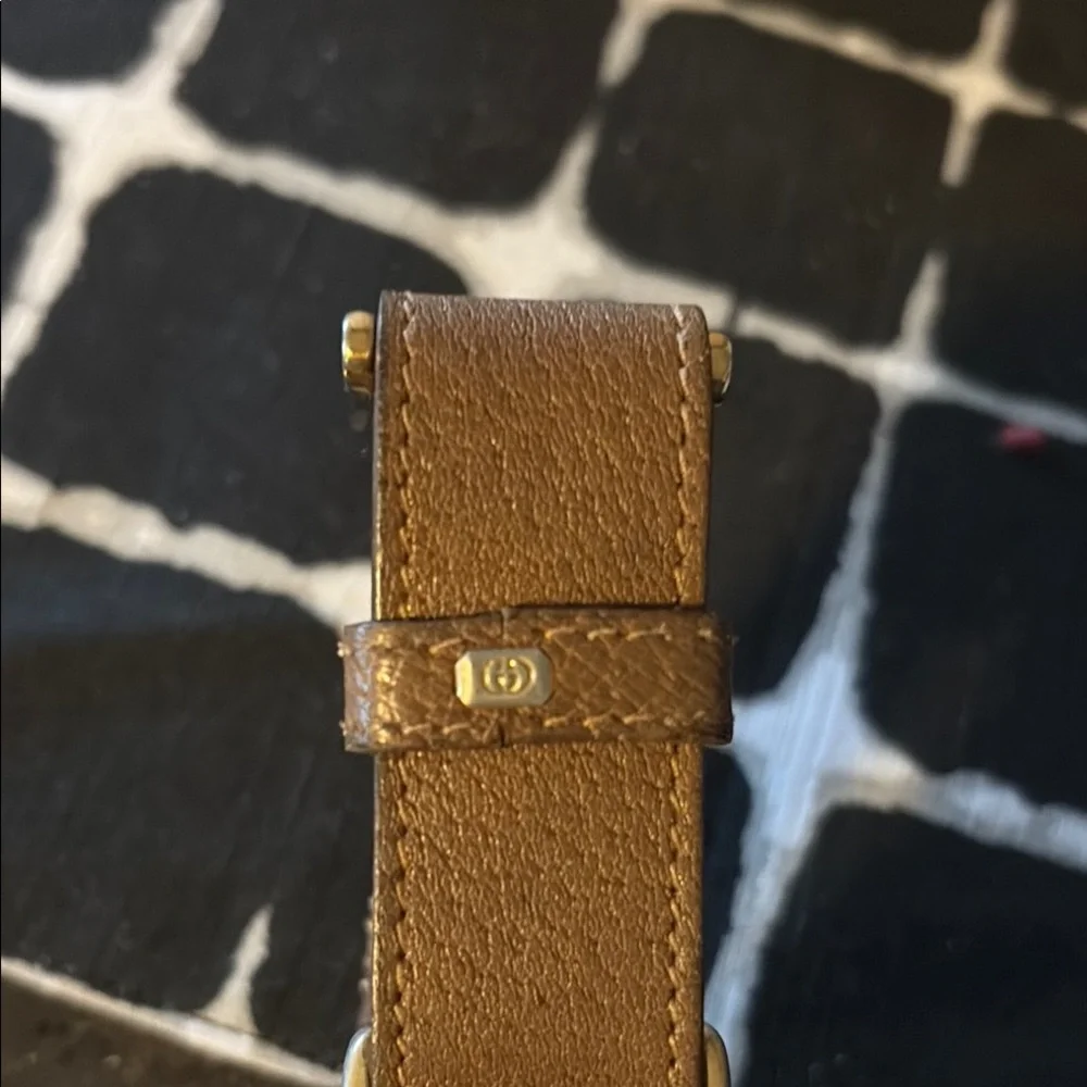 Gucci Beige and Brown Monogram Crossbody Bag - Picture 14 of 15